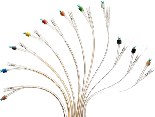 Cewnik z jonami srebra Foley'a 100% silikon dwudrożny BACTIGUARD CH12 BIAŁY