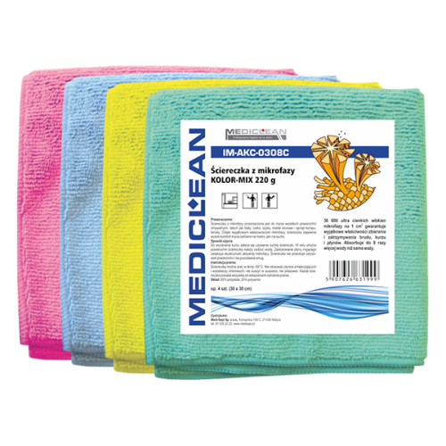 IM-AKC-308C 30*30CM 220G (A'4) - ŚCIERKI Z MIKROFAZY MIX