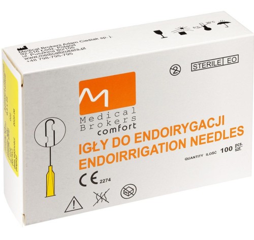 MEDICAL BROKERS 0,3*25MM - IGŁA DO ENDOIRYGACJI A'100