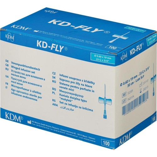 KD-FLY 0,70*19MM - IGŁA MOTYLEK 22G CZARNA