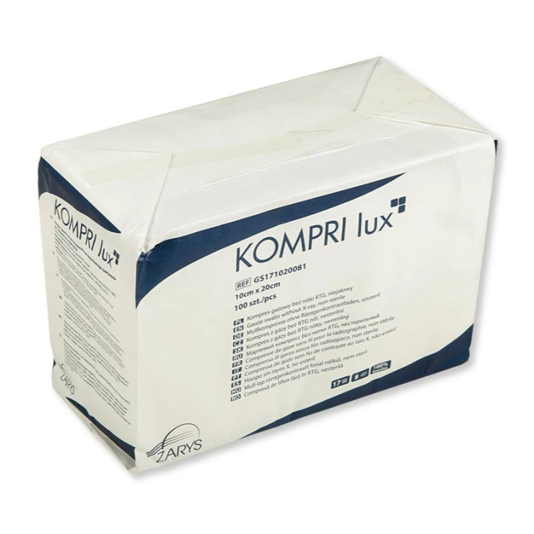 KOMPRILUX 17N 10*10CM RTG - KOMPR.GAZA N/ST 12W A'100