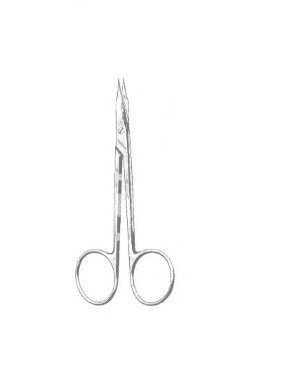 GAMA-13-572 STEVENS 11CM - NOŻYCZKI CHIR.ODGIĘTE