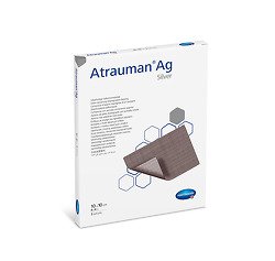 ATRAUMAN AG 10*10CM A'10 - OPATR.SIATK. Z MAŚCIĄ STER.