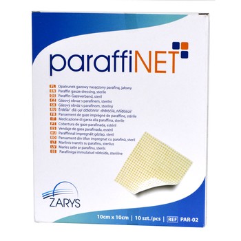 PARAFFINET 15*20CM A'10 - OPATR.GAZA STERYLNY Z PARAFINĄ