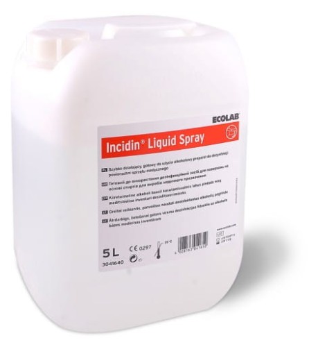 INCIDIN LIQUID SPRAY 5L - PŁYN DEZ.MAŁE POWIERZCHNIE