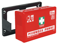 VERA STANDARD (03) - APTECZKA PLAST. CZERWONA (WYPOSAŻ.DIN 13157PLUS)