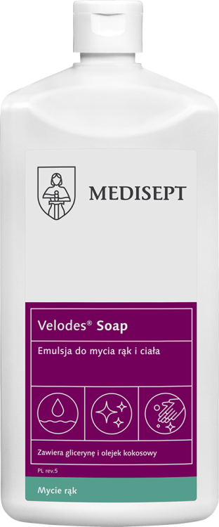 VELODES SOAP 500ML - EMULSJA DO MYCIA RĄK/CIAŁA