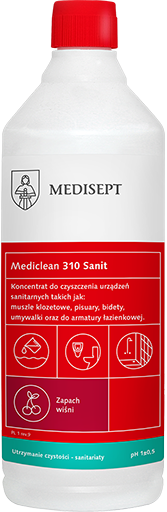 MC-310 SANIT CLEAN 1L - KONC.DO MYCIA URZĄDZEŃ SANITAR.WIŚNIA