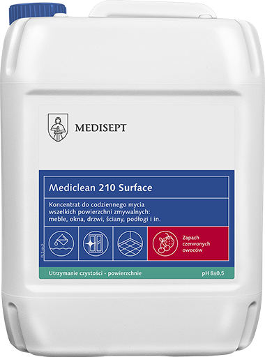 MC-210C SURF CLEAN 5L - KONC.DO MYCIA POWIERZCH. ZMYWALNYCH CZERW.OWOCE
