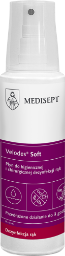 VELODES SOFT 250ML - PŁYN ODKAŻAJACY RĘCE