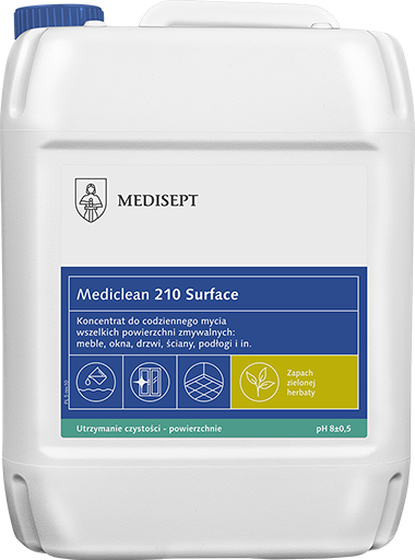 MC-210H SURF CLEAN 5L - KONC.DO MYCIA POWIERZCH. ZMYWALNYCH ZIEL.HERBATA