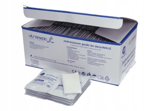 ULTRAMEDIC-GN "M" 60*60MM - GAZIKI NASĄCZ.ALKOH.(A'100)