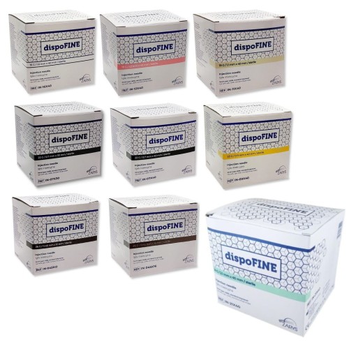 DISPOFINE 0,70*30MM 22G - IGŁY INIEKCYJNE CZAR.(A'100)