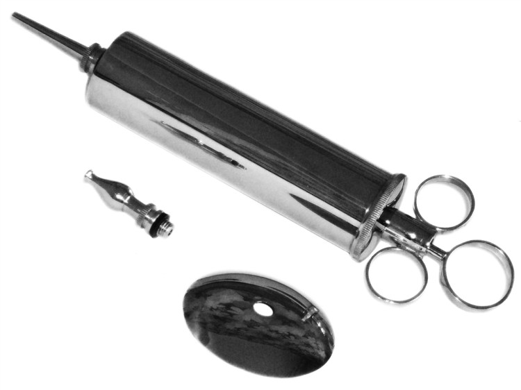 Strzykawka metalowa 100ml typ janeta