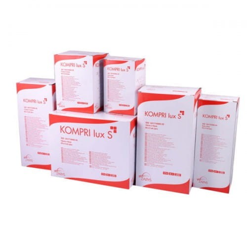 KOMPRILUX S 5*5CM*3SZT - KOMPR.GAZA STER.8W (A'50)