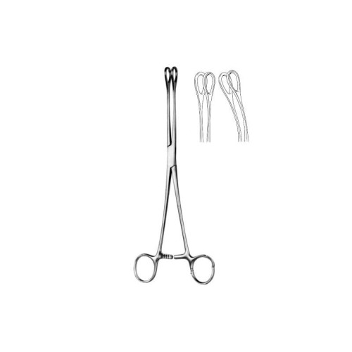 GAMA-19-1010 FOERSTER 25CM - KLESZCZYKI OPATRUNKOWE PROSTE GŁADKIE