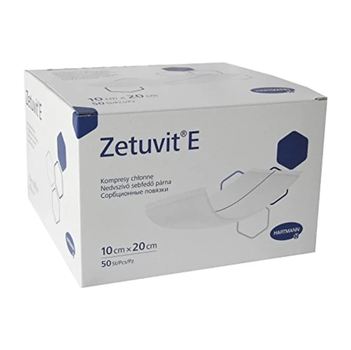 ZETUVIT E 10*20CM - OPATR. CHŁONNY NIESTERYLNY (A'50)