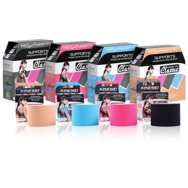 KINESIO TEX CLASSIC - TAŚMA DO TAPINGU 5CM*4M CZARNA
