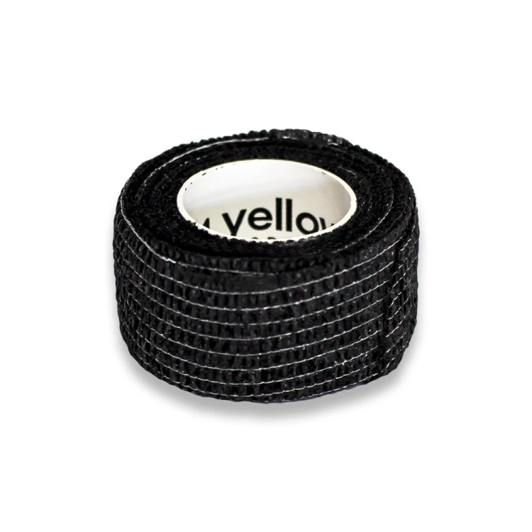 YELLOWBAND 2,5CM*4,5M - OPASKA KOHEZYJNA CZARNA.