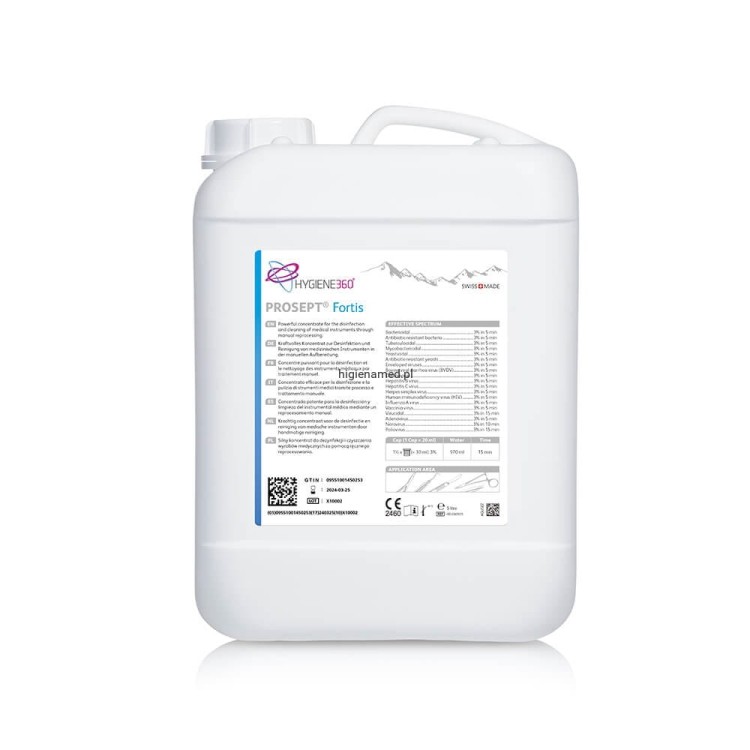 PROSEPT FORTIS 5L - KONC. DEZYNF.NARZĘDZIA (ZAMIENNIK PROSEPT INSTRU)