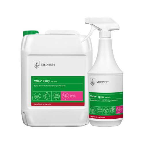 VELOX SPRAY 1,0L TEA TONIC - PŁYN DEZ.MAŁE POWIERZCH. ZE SPRYSKIWACZEM