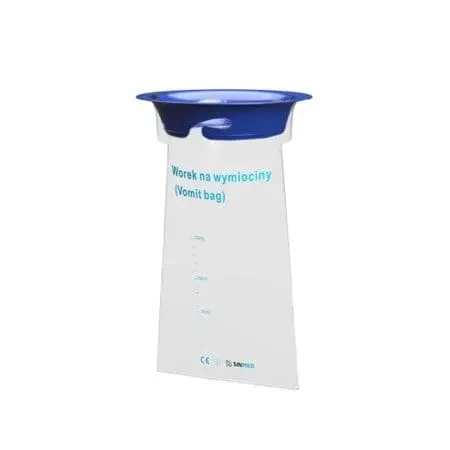 SINMED-6001Z 1500ML - WOREK DO WYMIOCIN Z ABSORBENT.