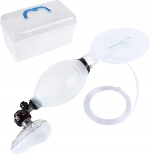 COMPOWER ADULT SILIKON - RESUSCYTATOR W WALIZCE DLA DOROSŁYCH (MASKA 5)
