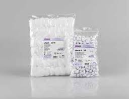 LINON-X 15*15CM KULA RTG - TUPFERY GAZA N/STER. (A'100)