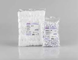 LINON-X 15*15CM KULA RTG - TUPFERY GAZA N/STER. (A'100)