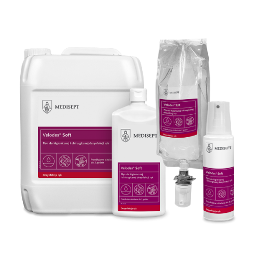 VELODES SOFT 5L - PŁYN ODKAŻAJACY RĘCE