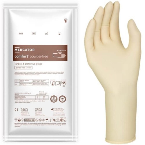 COMFORT-PF "6,5" - RĘKAWICE CHIR. STERYL LATEKS B/PUDR. (id: 4723)