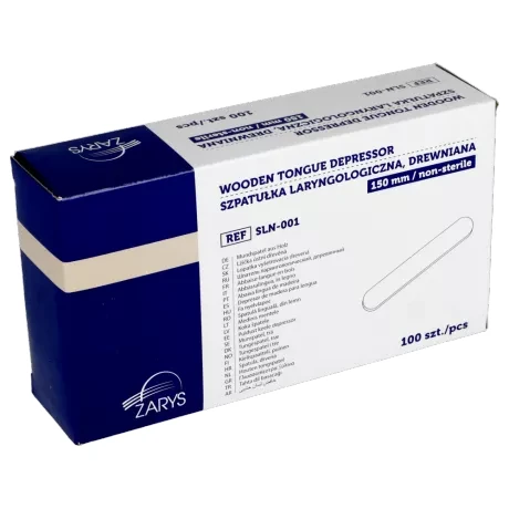 ZARYS--SLS-001 - SZPATUŁKI LARYN. STER.DREW.INDYW.PAK (A'100)