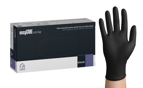 EASYCARE NITRYL BLACK "L" - RĘK.DIAG.B/PUDR.CZAR.(A'100)