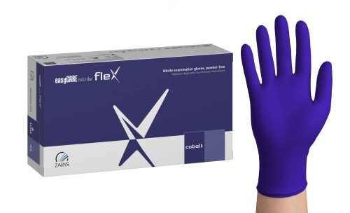 EASYCARE NITRYL FLEX COBALT "XS" - RĘK.DIAG.B/P.FIOLET(A'100)