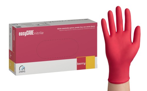 EASYCARE NITRYL BERRY "S" - RĘK.DIAG.B/PUDR.MALINA (A'100)