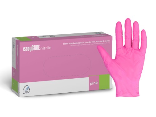 EASYCARE NITRYL PINK "L" - RĘK.DIAG.B/PUDR.RÓŻO.(A'100)