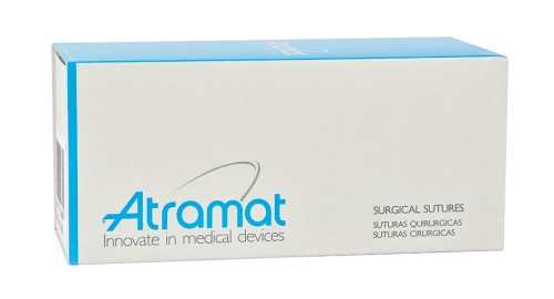 Szwy wchłanialne ATRAMAT PGA F1396 6/0 70cm F-13mm 1/2 A'12