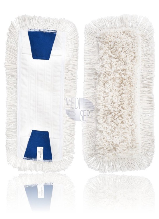 Nakładka mopa płaskiego, bawełniana DUO AKC-0006 40cm