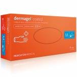 Rękawice diagnostyczne lateksowe bezpudrowe dermagel® coated roz. M