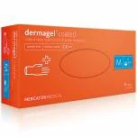 Rękawice diagnostyczne lateksowe bezpudrowe dermagel® coated roz. M