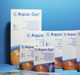 Opatrunek hydrożelowy AQUA-GEL A'5 12cmx24cm