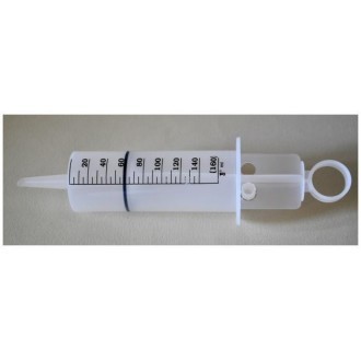 Strzykawka 3 częściowa 140ml cewnikowa typ JANETA JANPOL