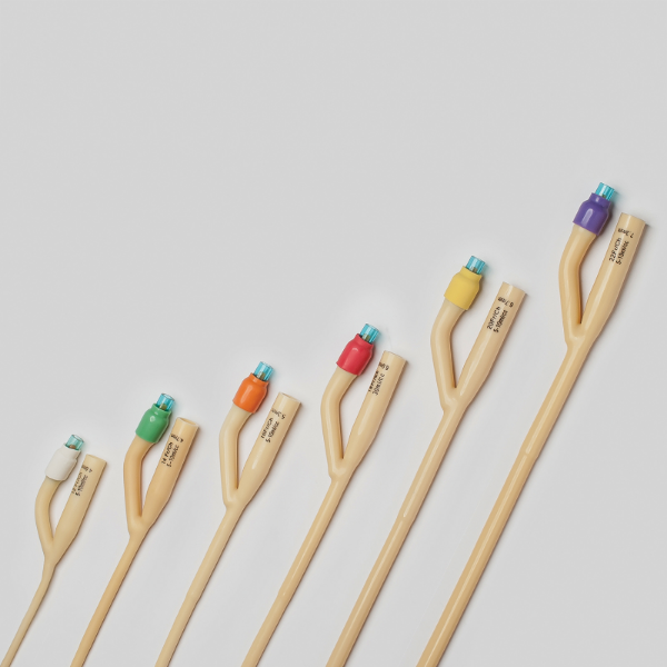 Cewnik Foley'a dwudrożny ZARYS CH18 5-10ml CZERWONY